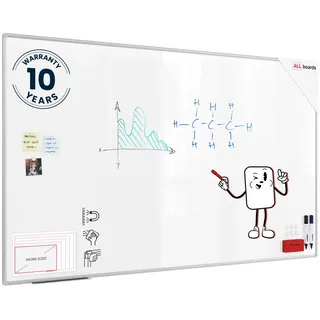 ALLboards Whiteboard 200 x 120 cm Weiß