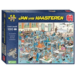 Jumbo Spiele - Jan van Haasteren - Katzenshow, 1000 Teile