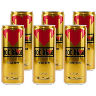 Hot Blood Classic Energy Drink 24 x 250 ml