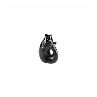 Giftcompany Monsieur Carafon Vase/Karaffe Fisch XS schwarz 0,2l