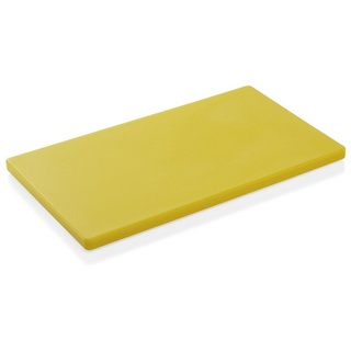 Gastro Spirit Schneidebrett Schneidebrett HACCP gelb, 50 x 30 x 2 cm, Kunststoff, (1-St), mit Anti-Rutsch Pads, Gastronomie geeignet gelb