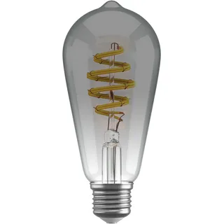 Hombli Filament Bulb CCT E27 ST64-Smokey 6 W E27 warmweiß 1 St.