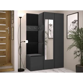 Mirjan24 Garderoben-Set Orion XXVI Schwarz