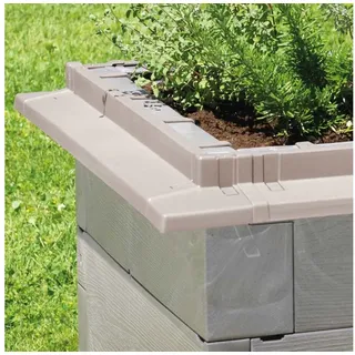 Juwel Hochbeet Timber 60 x 60 x 0 cm Grau