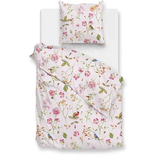 Zo Home Zita Blumen Pink 135 x 200 cm + 2 x 80 x 80 cm