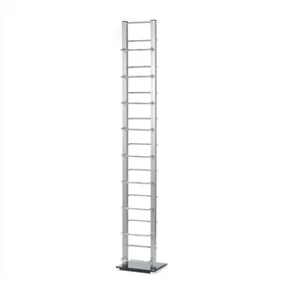 DESIGN DELIGHTS CD-Regal 20 x 138 x 12 cm Silber