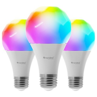 Nanoleaf Smart-LED Leuchtmittel Essentials E27 3er Pack  (9 W, 806 lm, RGBW, 3 Stk.)