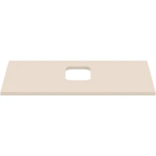 Ideal Standard i.life B Waschtischplatte, mit Ausschnitt, kombinierbar mit einem Schale, 802x507x18mm, T5410NF,