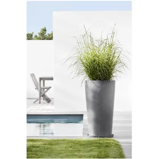 Ecopots Amsterdam Ø 50 x 90 cm Grau