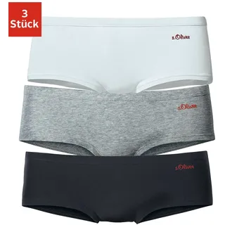 s.Oliver Hipster 3 St. grau/schwarz/weiß 32/34