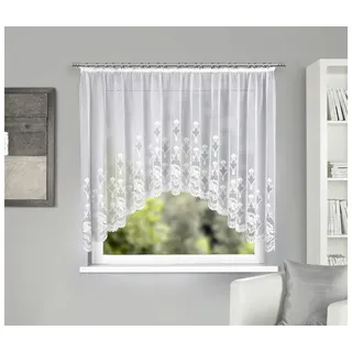 Neusser Collection Bogenstore Gardinenband 145 x 300 cm Weiß