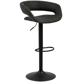 Actona Barhocker Grace 54 x 83-104 x 49 cm Grau