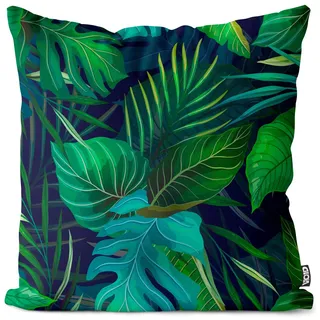 VOID Flat Exotic Plants Kissenbezug Kissenhülle Sofakissen Kissen Deko Ostern Outdoor-Kissen Dekokissen, Kissen Größe:40 x 40 cm