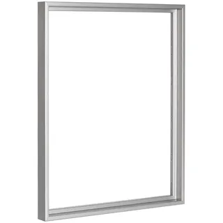 Haak Schattenfugenrahmen Levi in Alu geschliffen 70 X 90 cm für Keilrahmenbilder und Leinwände