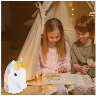 Globo Deckenleuchte Nachttischlampe Kinderzimmer Mädchen Kinderlampe LED Einhorn 28052