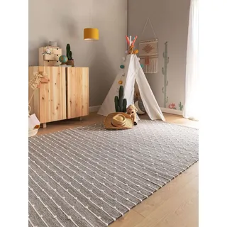 benuta Lupo Kinderteppich 160 x 230 cm Grau