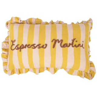 Kissen ESPRESSO (BHT 50x35x15 cm) - gelb - BHT 50x35x15 cm