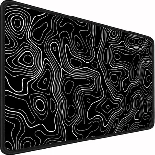 Premium Gaming Mauspad XXL 1200 x 600 mm - Wasserdicht & rutschfest - Genähte Kanten für Haltbarkeit - Perfekt für PC, MacBook und Laptop - Großes Mousepad 1200x600 mm (Flüssigmetall)