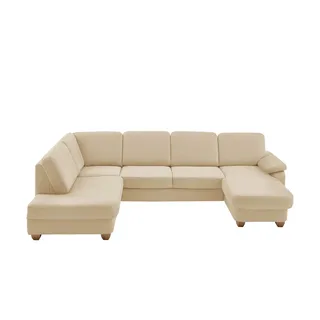 meinSofa Wohnlandschaft  Oliver , beige , Maße (cm): B: 300 H: 85 T: 202.0