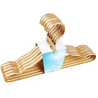 Kinder-anzugbügel Mit Anti-rutsch-funktion, Langlebig, Rutschfest (5 Stück, Gold)