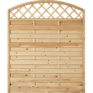 Tetzner & Jentzsch Lamellenzaun 150 x 180 cm Grün Holz