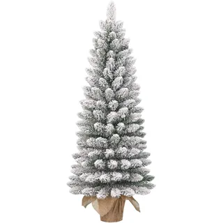 Black Box Trees Gerlos Schmaler Künstlicher Weihnachtsbaum in Jute - H90 x Ø41 c
