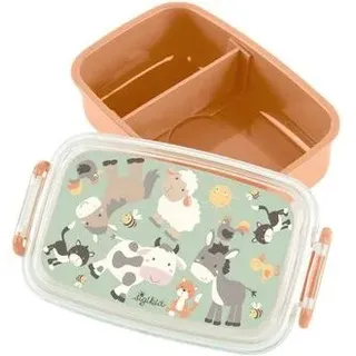 SIGIKID 25327 Mini Brotdose Farm, klein, Trennwand innen