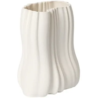 Ferm Living - Moire Vase, H 20 cm, off-white