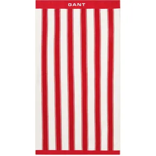 GANT Yacht Stripe Strandtuch 100 x 180 cm rot