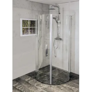 Euroshowers Free U-Kabine Halbkreis, Auch als Fensterlösung