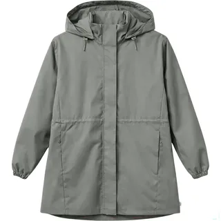 Mazine Damen Natural Rain Parka (Größe M, grau)