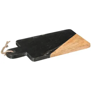 SECRET DE GOURMET Schneidebrett Marmor 1 30 x 15 cm Schwarz