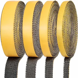 YOCCEK Feuerfestes Dichtungsband Kamindichtung Ofendichtband Selbstklebend Kamin Ofenrohr Dichtband Dichtung für Kaminofen Kamintür Smoker Ofendichtschnur (2mm x 20mm x 3m)