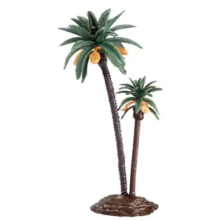 Hobbyfun 2er Palme 12 + 18 cm Figur Deko Urlaub Ferien Karibik Strand