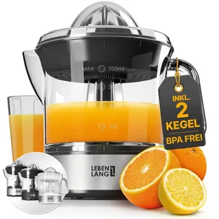 Lebenlang Elektrische Zitruspresse orange