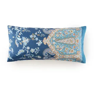BASSETTI Indian Roses Satin Blau 40 x 80 cm