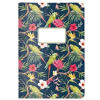 Cedon Heft A5 kariert Tropical