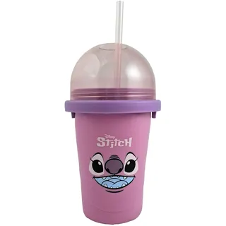 Magic Freez Slushy Maker – Slushy Becher aus Silikon – 370ml | Tragbar mit 2-in-1 Strohhalm und Löffel – für erfrischende Slushies – zum Slush Eis selbermachen