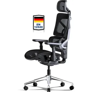 luxuskollektion Reliefback Pro3 Netzsitz Schwarz