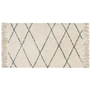 benuta nest Nest Badematte Creme 80 x 50 cm