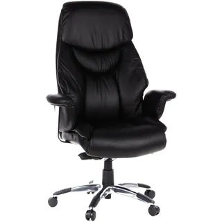 HJH Office Prado Leder schwarz