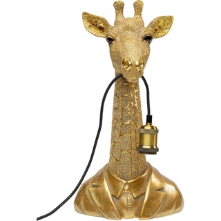 Kare Design Tischleuchte Animal Giraffe, Gold, 50cm, Schreibtischlampe, Nachttischlampe, Dekoleuchte, Tischlampe, Leuchtmittel nicht inklusiv