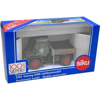 Siku 2702 - Unimog U400 Jubiläumsmodell grün/schwarz 1:50