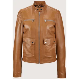 Madeleine Biker-Jacke cognac S
