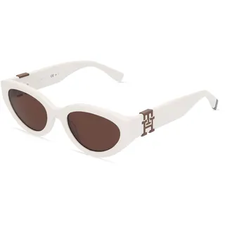 Tommy Hilfiger Eyewear TH 1957/S Damen-Sonnenbrille Vollrand Butterfly Acetat-Gestell, beige