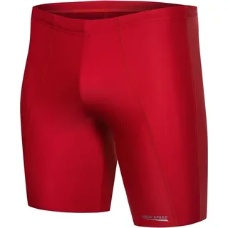 Aqua Speed Badehose Ergonomische Badehose Red M Strapazierfähig & bequem (Langlebig & widerstandsfähig – hält intensiver Nutzung stand) Flexibles Gewebe für uneingeschränkte Bewegungsfreiheit rot M