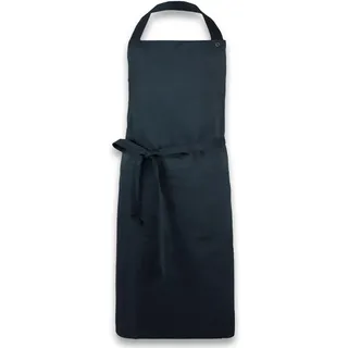 ZOLLNER Kochschürze Paolo, Latzschürze, Unisex, 100x75cm, schwarz