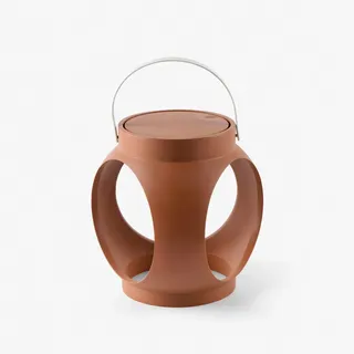 Faro Barcelona Akku-Tischleuchte Candela, Terracotta, Stein, D, 20x24x23 cm, aufladbar über Usb, Lampen & Leuchten, Innenbeleuchtung, Tischlampen, Akku-Tischleuchten