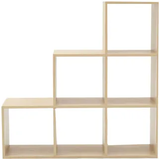 Mobili Rebecca Kinderbücherregal Rebecca 97,5 x 97,5 x 29 cm Eiche braun