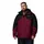 3 Fleece Interchange Jacke Herren Bordeaux/Schwarz M